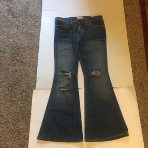 Current Elliott the Elephant bell Distressed jeans